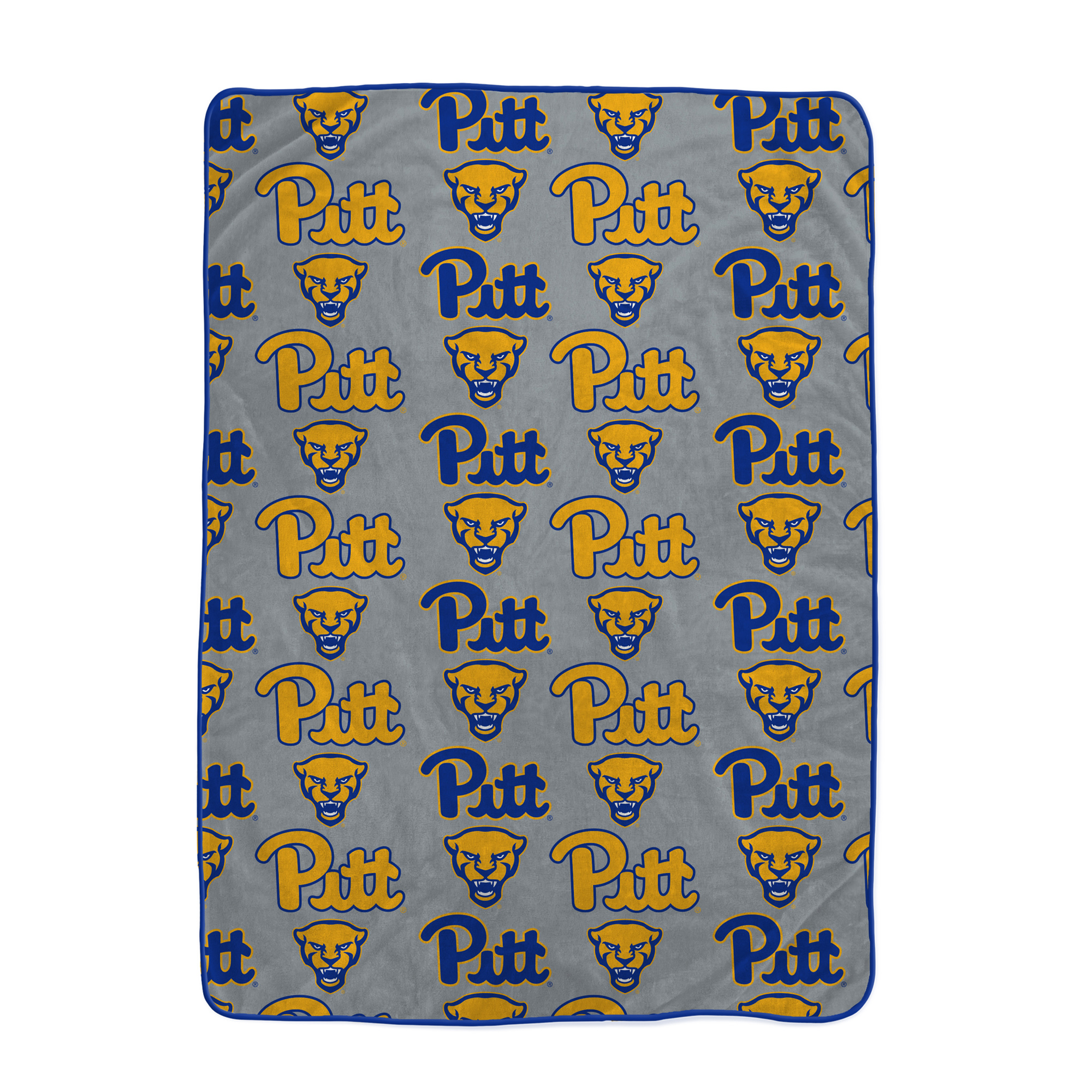 Pegasus Pitt Panthers Logo Roll Oversized 66" x 95" Ultra Cozy Blanket