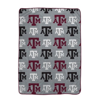 Pegasus Texas A&M Aggies Logo Roll Oversized 66" x 95" Ultra Cozy Blanket