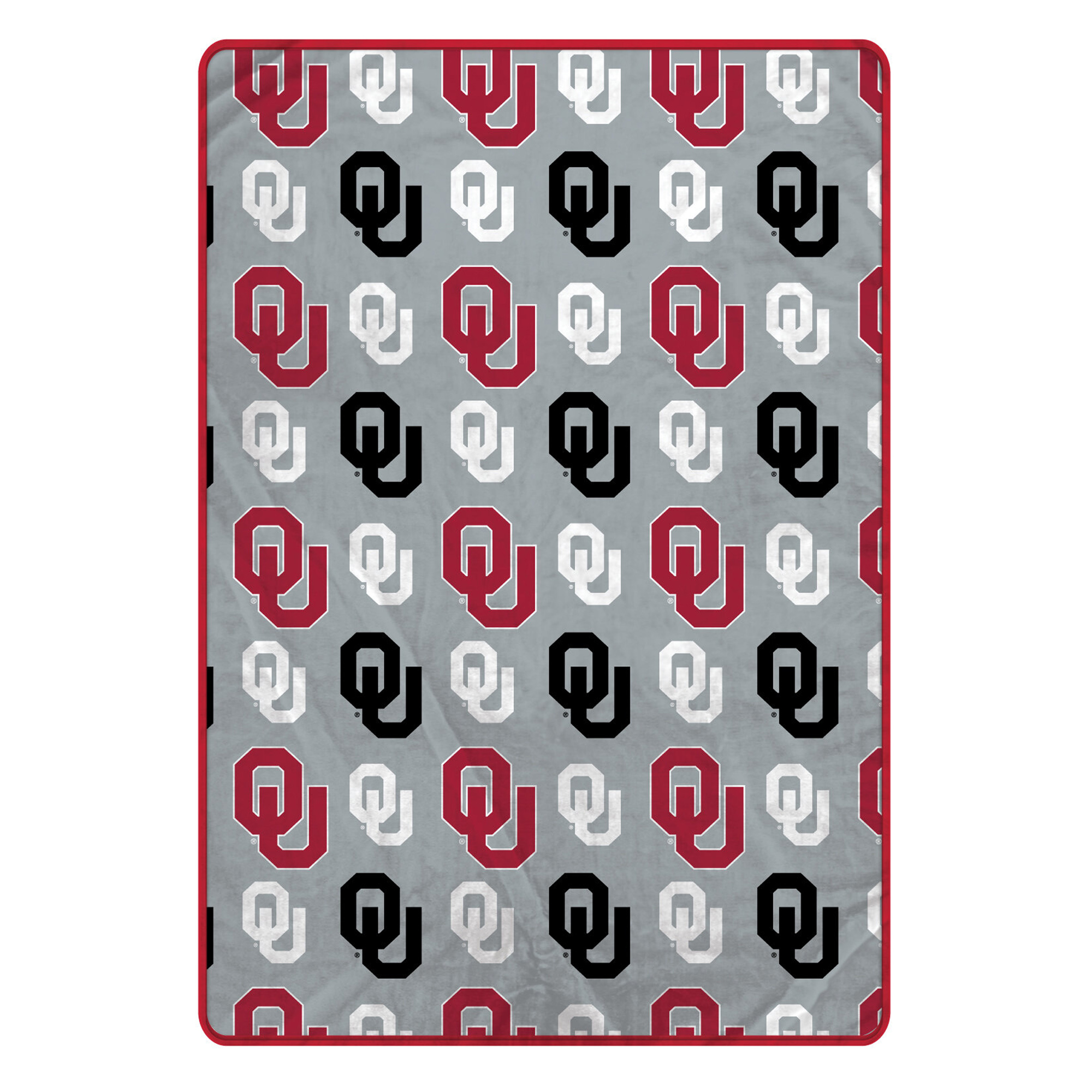 Pegasus Oklahoma Sooners Logo Roll Oversized 66" x 95" Ultra Cozy Blanket
