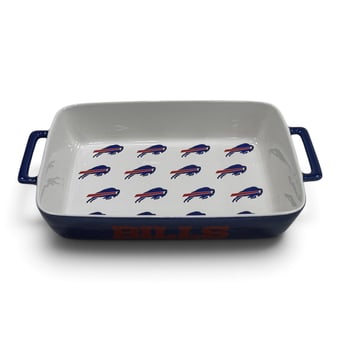Pegasus Buffalo Bills Repeat Logo 16.5" Ceramic Baking Dish