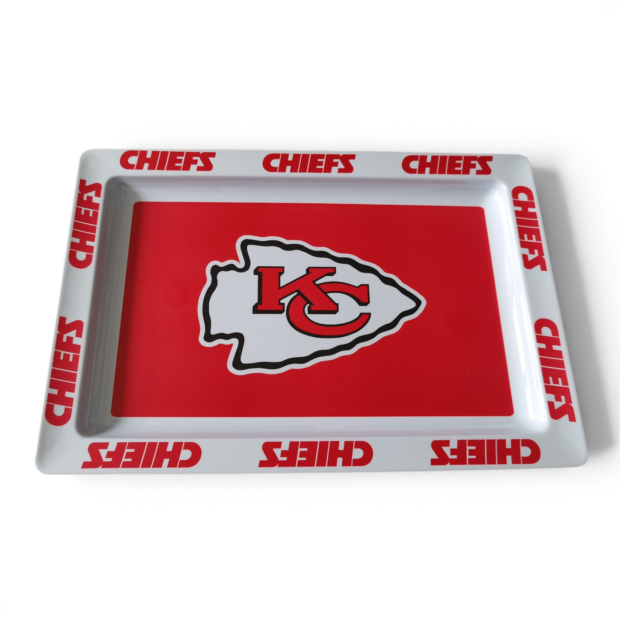 Pegasus Kansas City Chiefs Repeat Wordmark 22" x 15" Party Tray