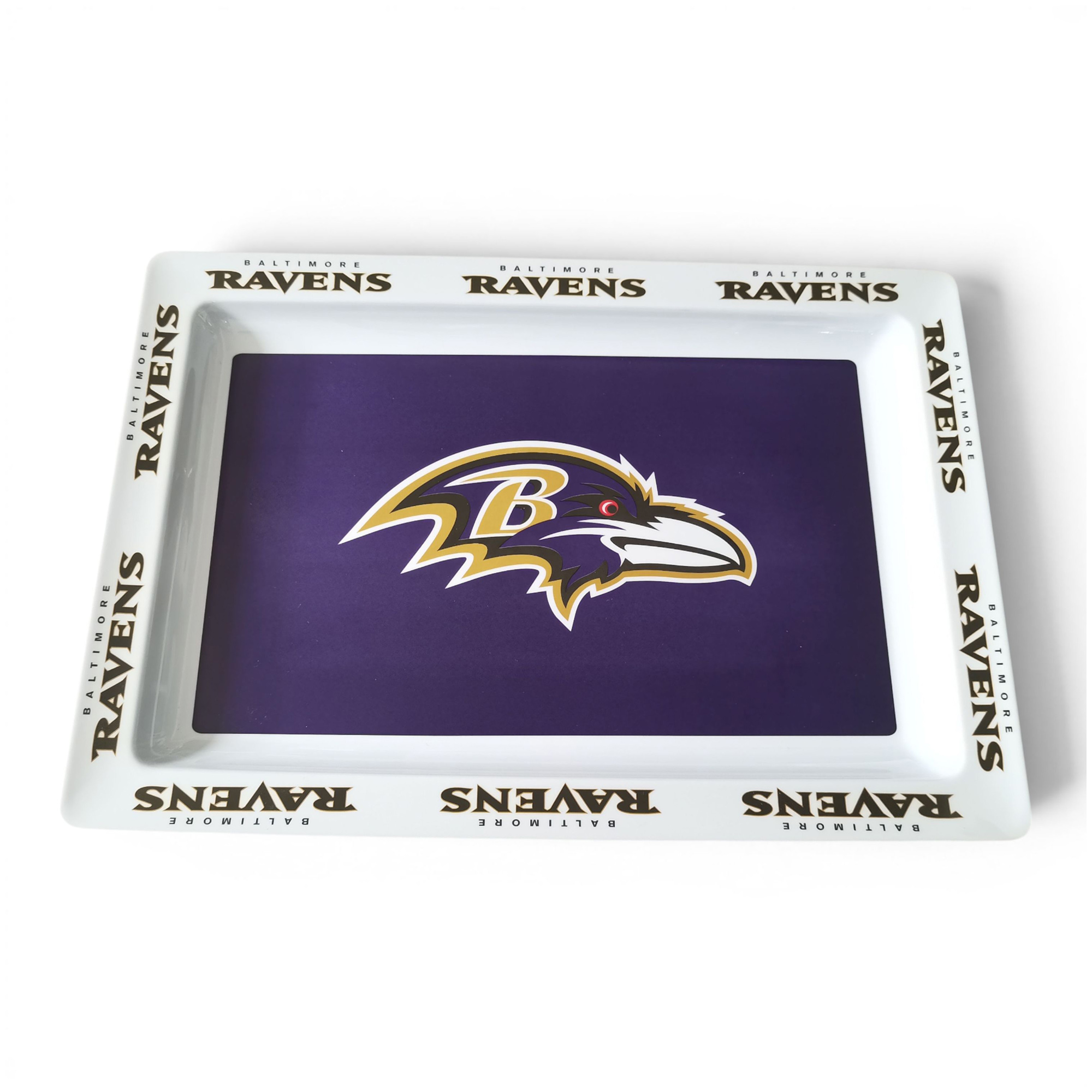 Pegasus Baltimore Ravens Repeat Wordmark 22" x 15" Party Tray