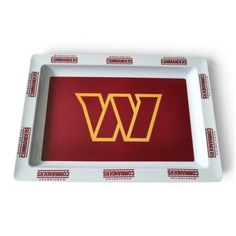 Pegasus Washington Commanders Repeat Wordmark 22" x 15" Party Tray