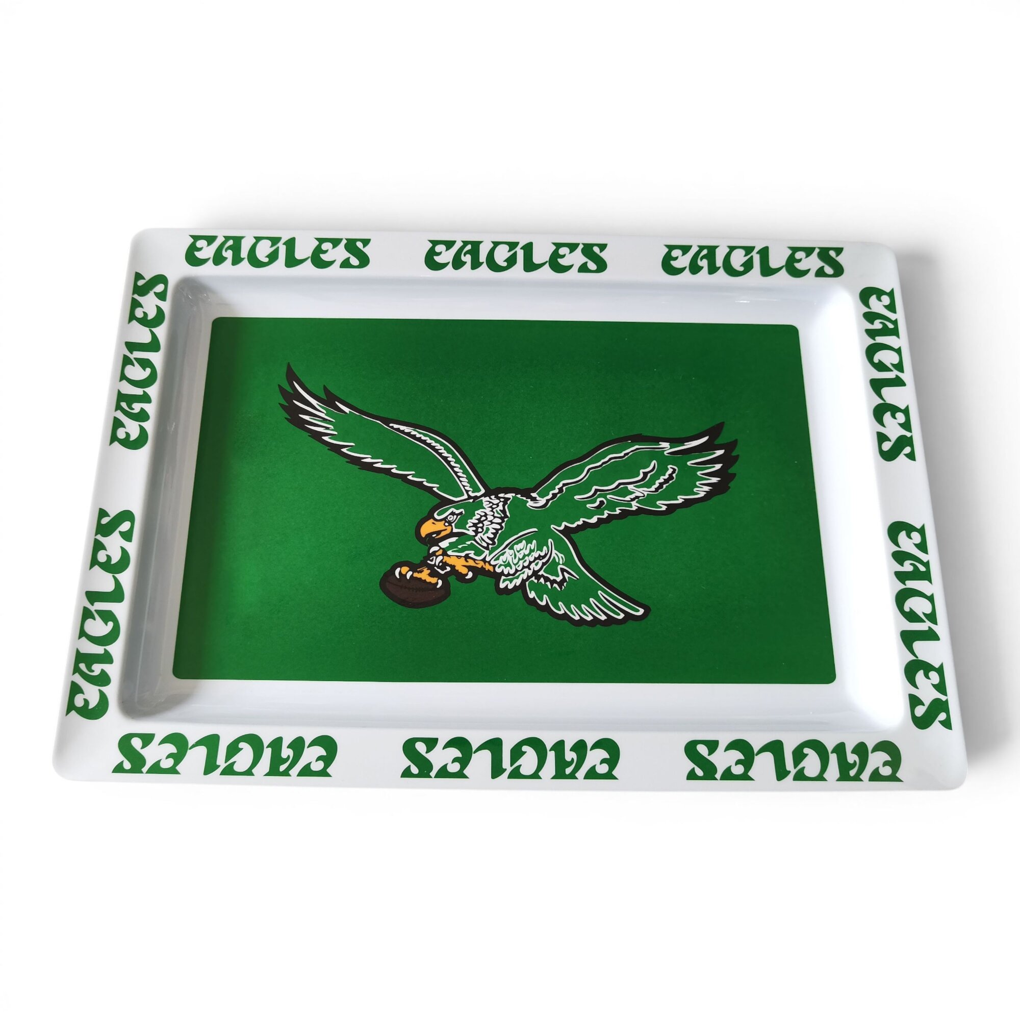 Pegasus Philadelphia Eagles Vintage Repeat Wordmark 22" x 15" Party Tray