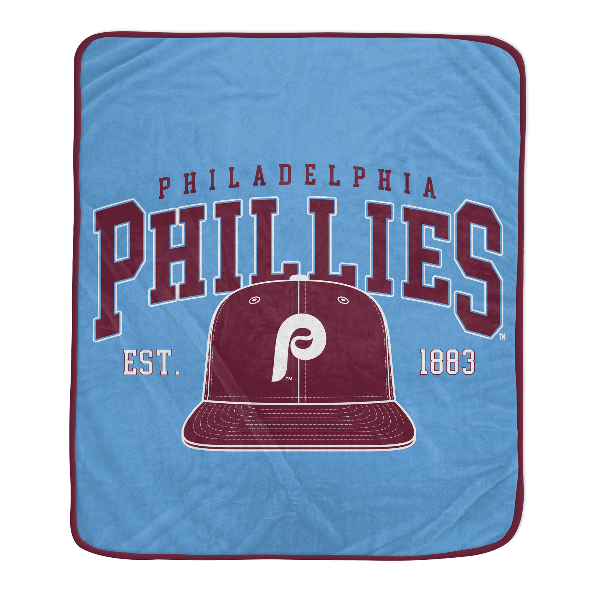 Pegasus Philadelphia Phillies Retro Vintage Arch 50" x 60" Ultra Soft Blanket