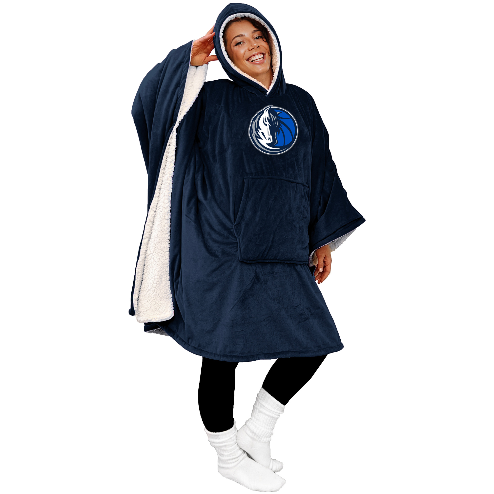 Pegasus Dallas Mavericks Team 50" x 70" Bloncho Sherpa Fan Cape