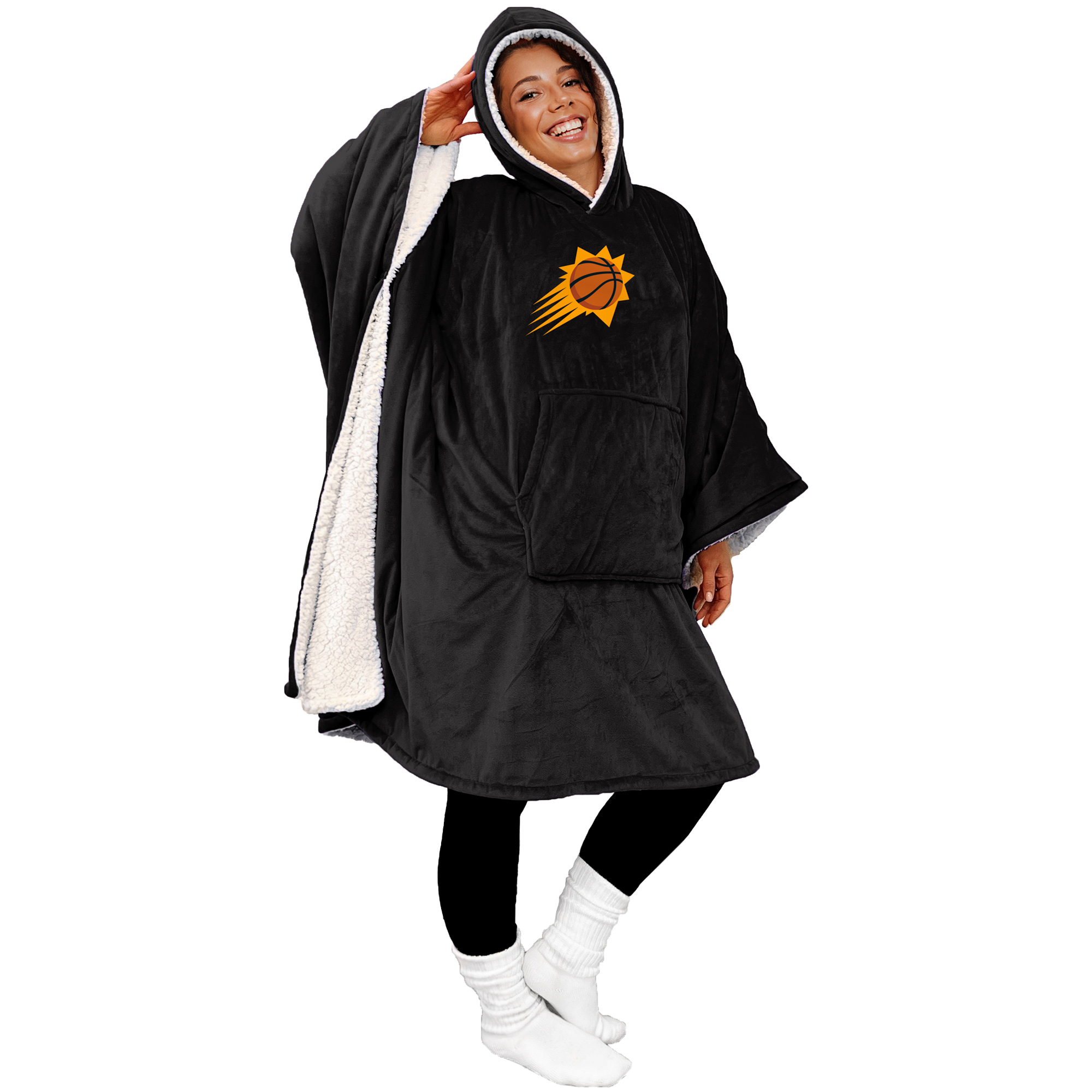 Pegasus Phoenix Suns Team 50" x 70" Bloncho Sherpa Fan Cape