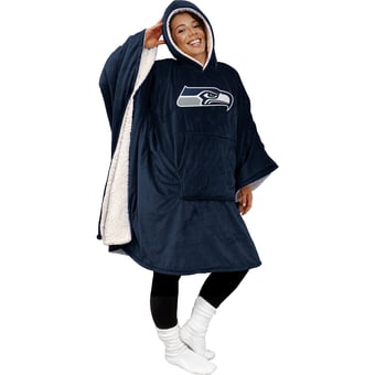 Pegasus Seattle Seahawks Team 50" x 70" Bloncho Sherpa Fan Cape