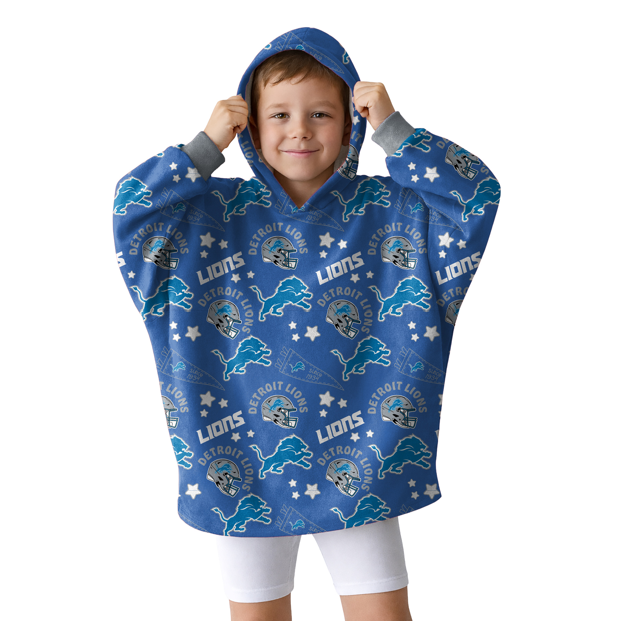 Pegasus Detroit Lions Victory Pennant Ultra Soft Youth Fan Cape