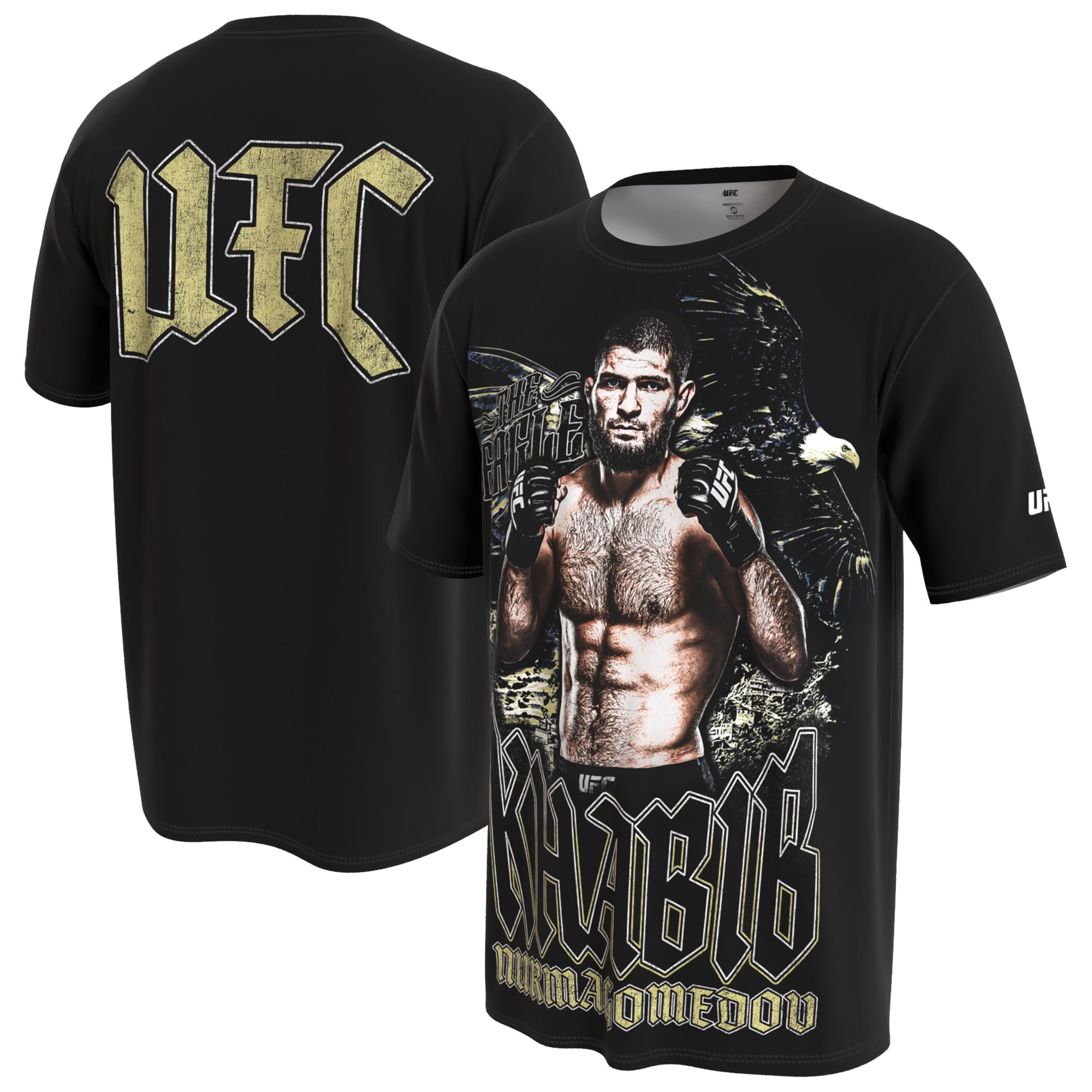 Men's ProSphere  Black Khabib Nurmagomedov T-Shirt