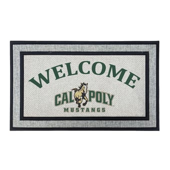 Jardine Cal Poly Mustangs 18" x 30" Welcome Doormat
