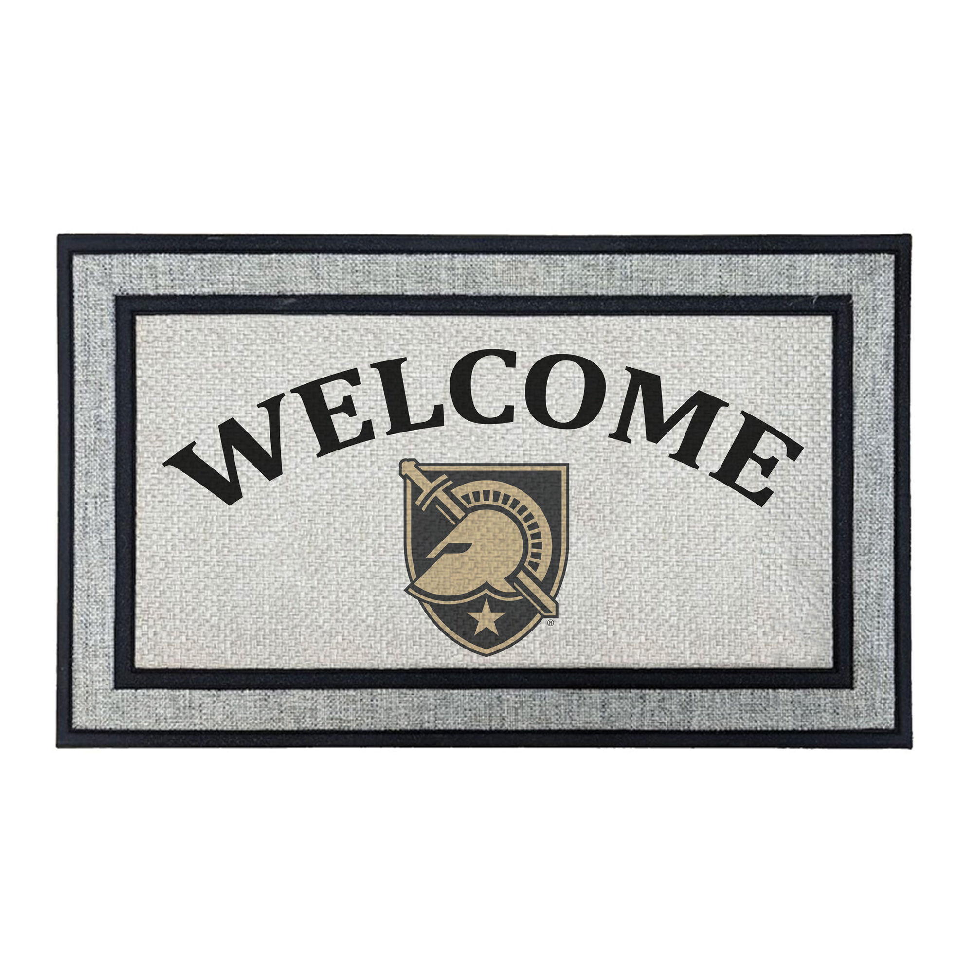 Jardine Army Black Knights 18" x 30" Welcome Doormat