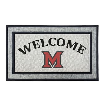 Jardine Miami University RedHawks 18" x 30" Welcome Doormat