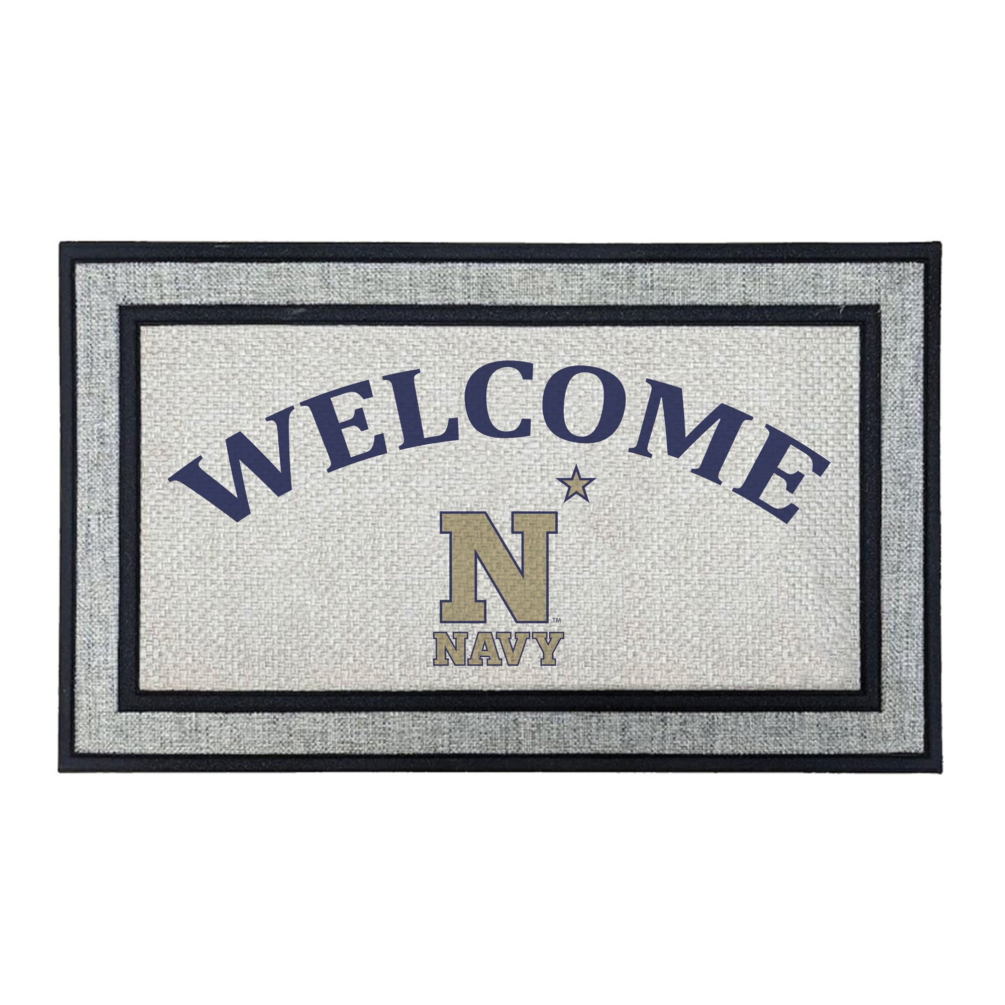 Jardine Navy Midshipmen 18" x 30" Welcome Doormat