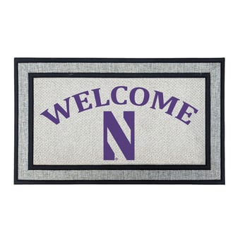 Jardine Northwestern Wildcats 18" x 30" Welcome Doormat