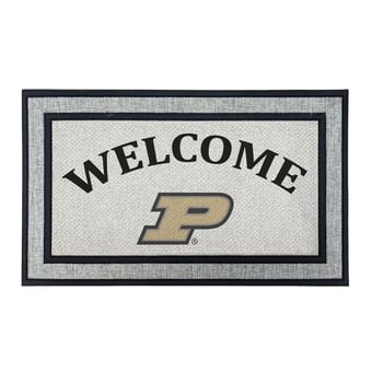Jardine Purdue Boilermakers 18" x 30" Welcome Doormat