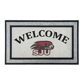 Jardine Saint Joseph's Hawks 18" x 30" Welcome Doormat