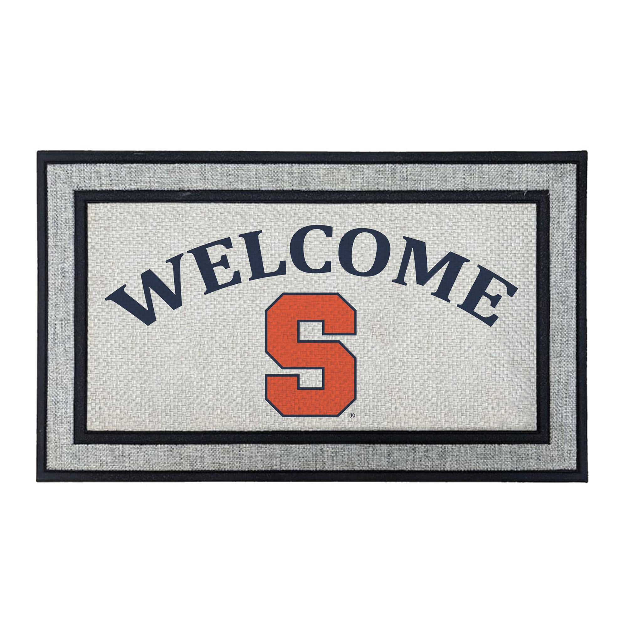 Jardine Syracuse Orange 18" x 30" Welcome Doormat