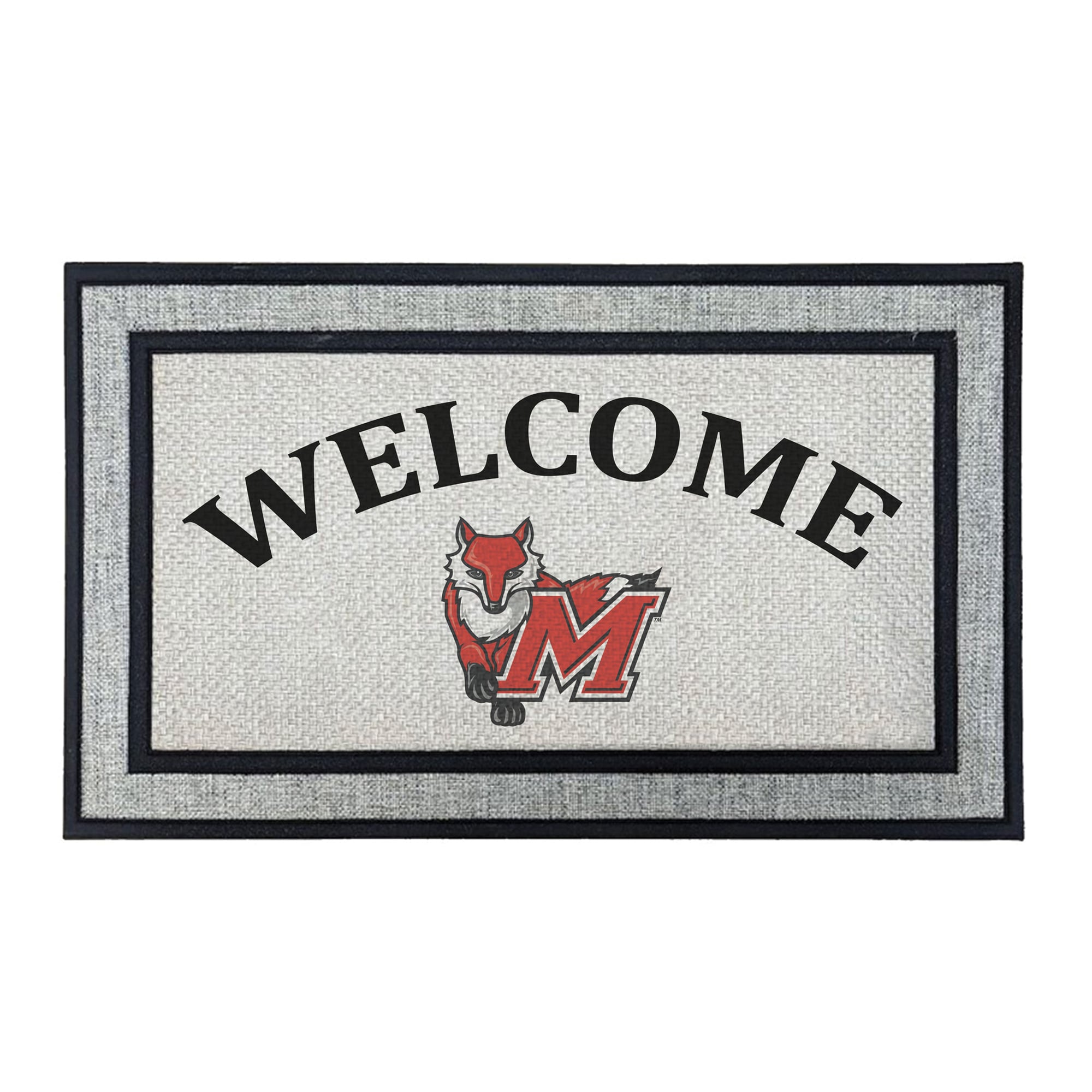 Jardine Marist Red Foxes 18" x 30" Welcome Doormat