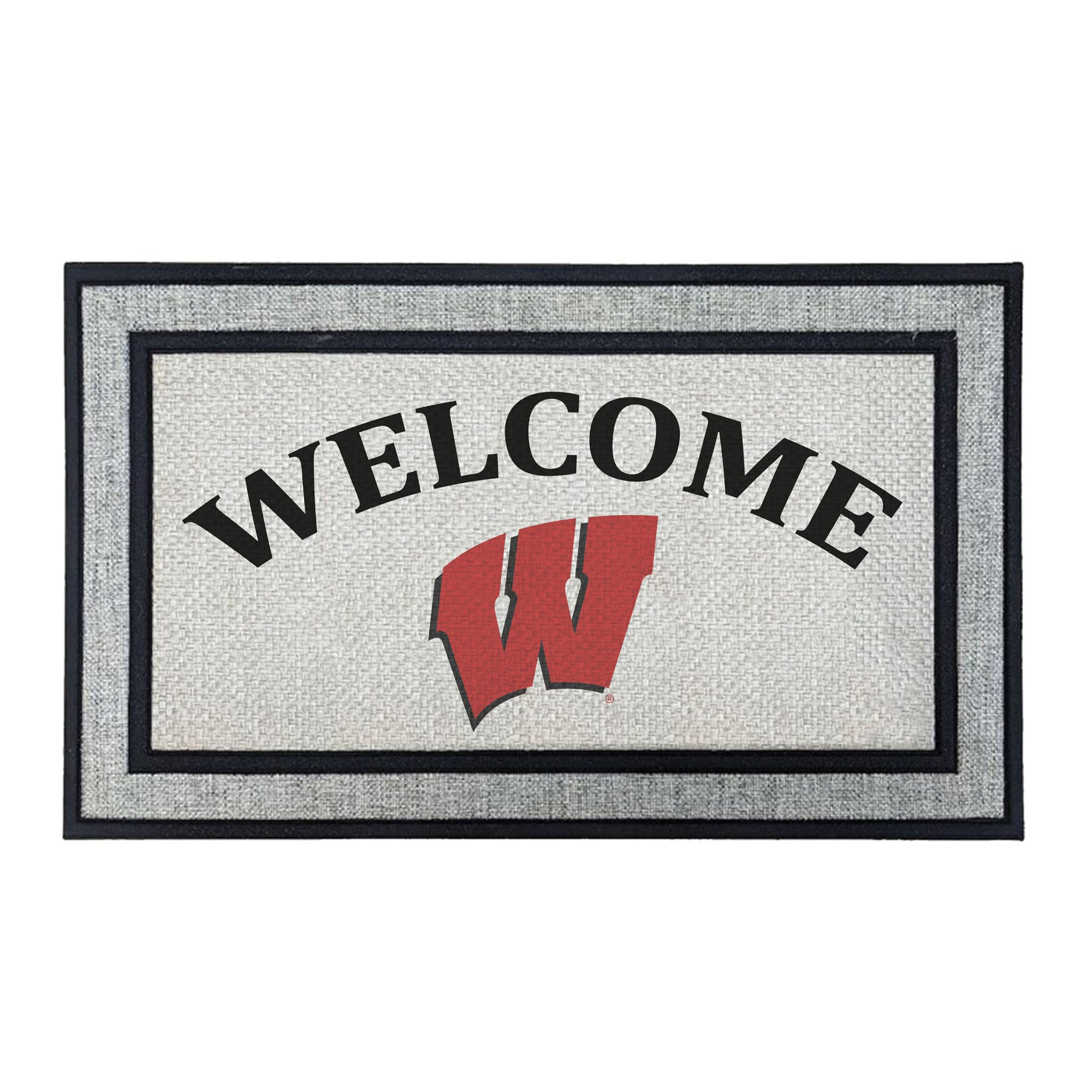 Jardine Wisconsin Badgers 18" x 30" Welcome Doormat
