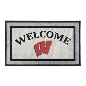 Jardine Wisconsin Badgers 18" x 30" Welcome Doormat