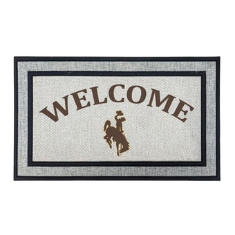 Jardine Wyoming Cowboys 18" x 30" Welcome Doormat