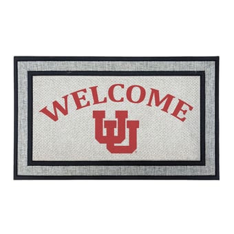 Jardine Utah Utes 18" x 30" Welcome Doormat