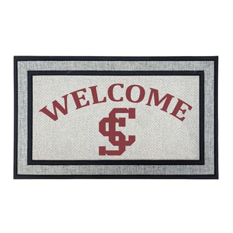 Jardine Santa Clara Broncos 18" x 30" Welcome Doormat