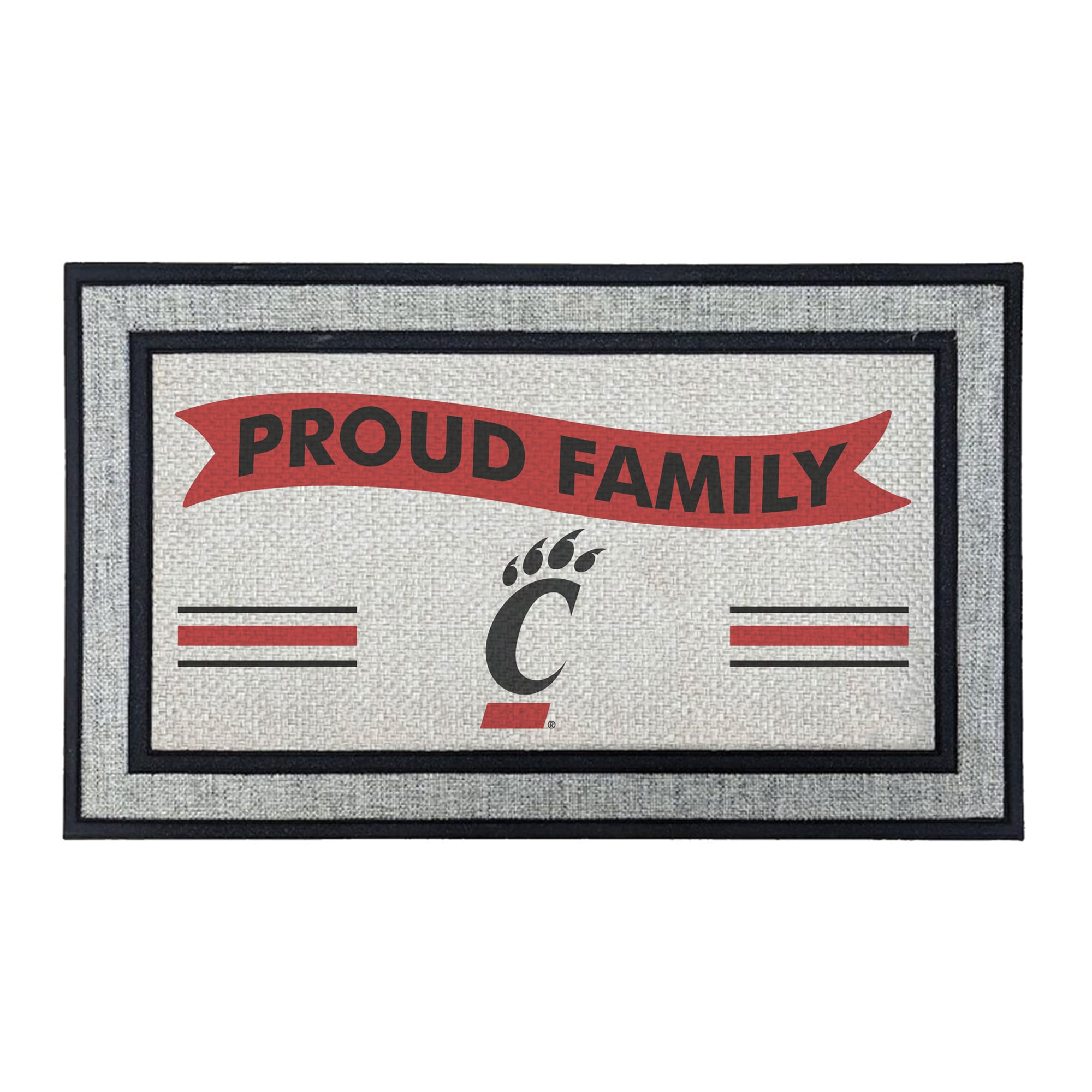 Jardine Cincinnati Bearcats 18" x 30" Proud Family Doormat