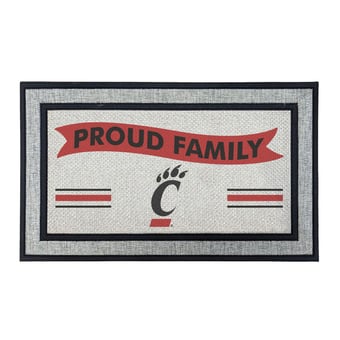 Jardine Cincinnati Bearcats 18" x 30" Proud Family Doormat