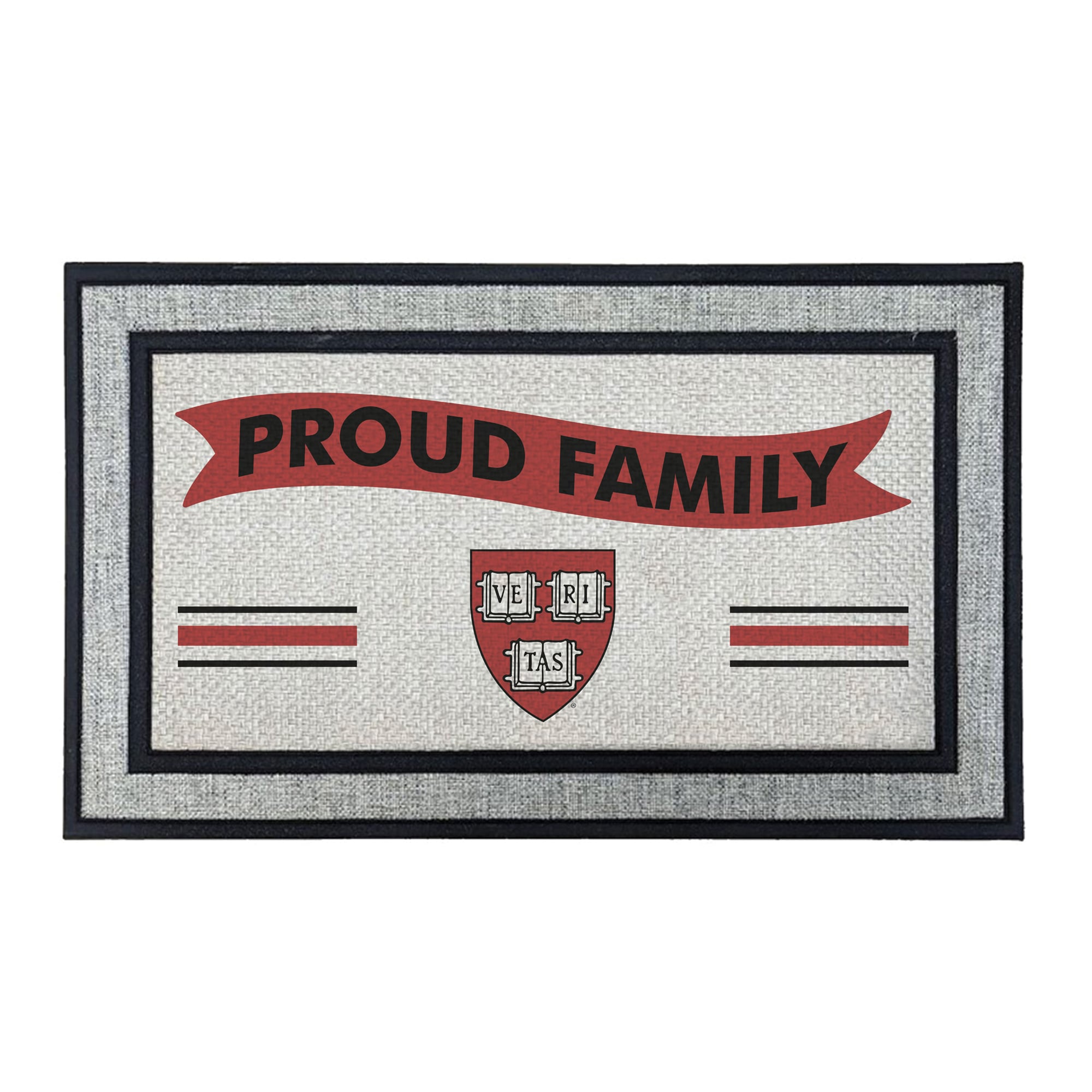 Jardine Harvard Crimson 18" x 30" Proud Family Doormat