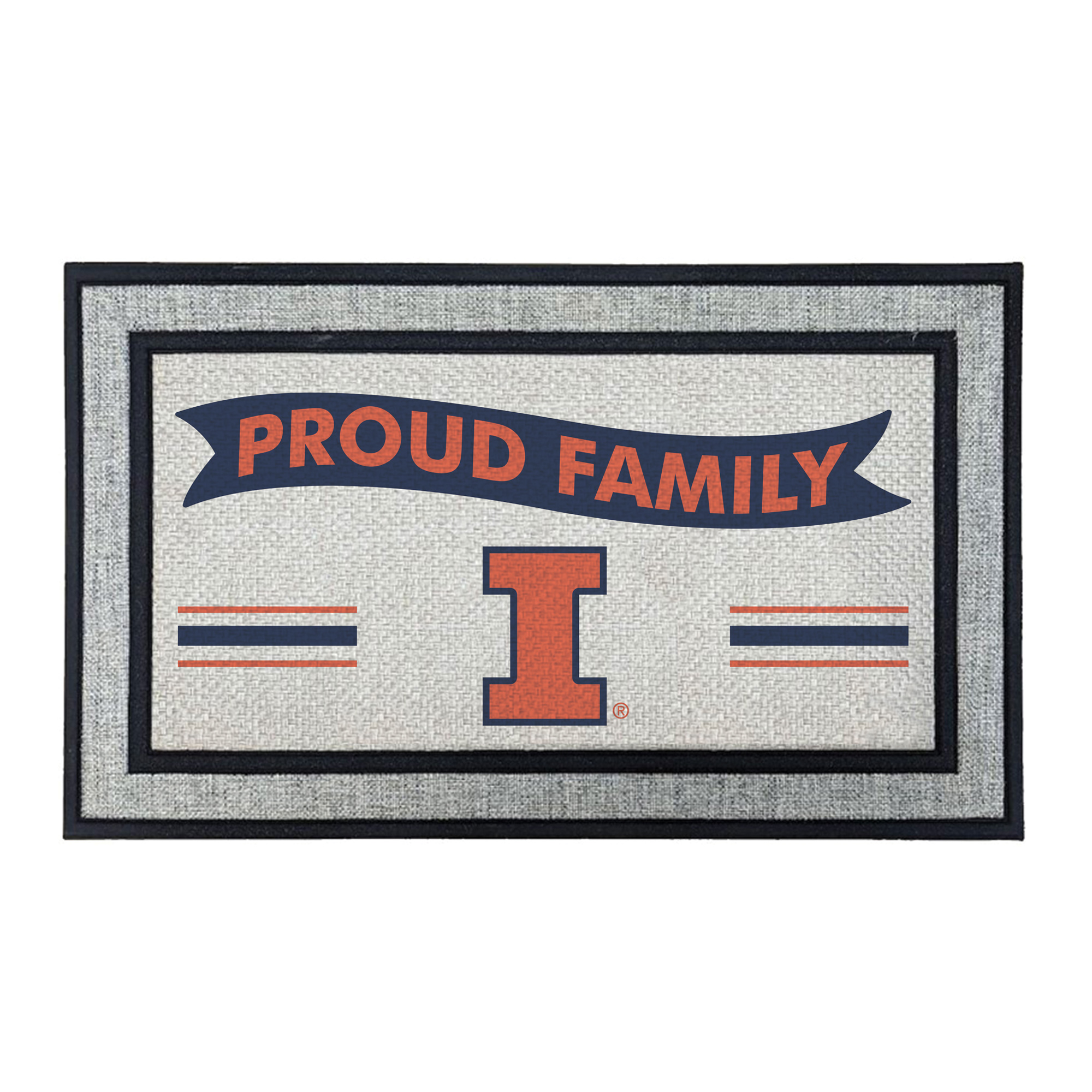 Jardine Illinois Fighting Illini 18" x 30" Proud Family Doormat