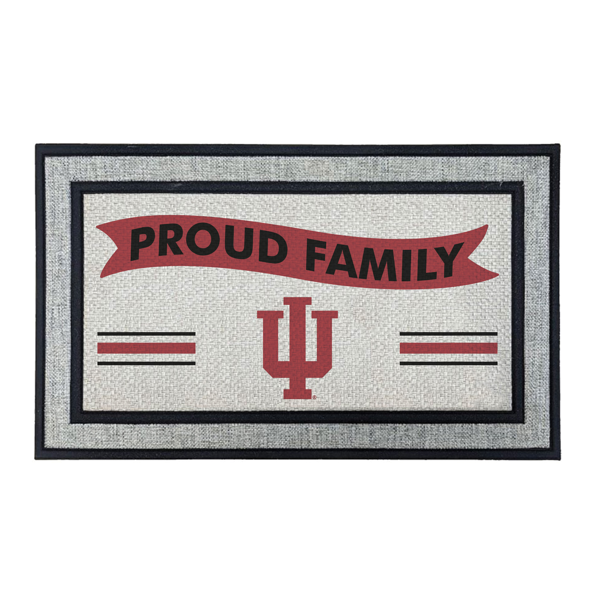 Jardine Indiana Hoosiers 18" x 30" Proud Family Doormat