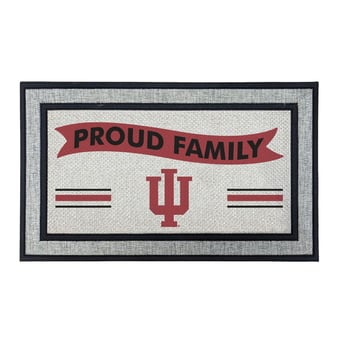 Jardine Indiana Hoosiers 18" x 30" Proud Family Doormat