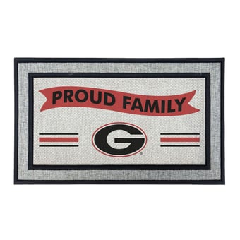 Jardine Georgia Bulldogs 18" x 30" Proud Family Doormat