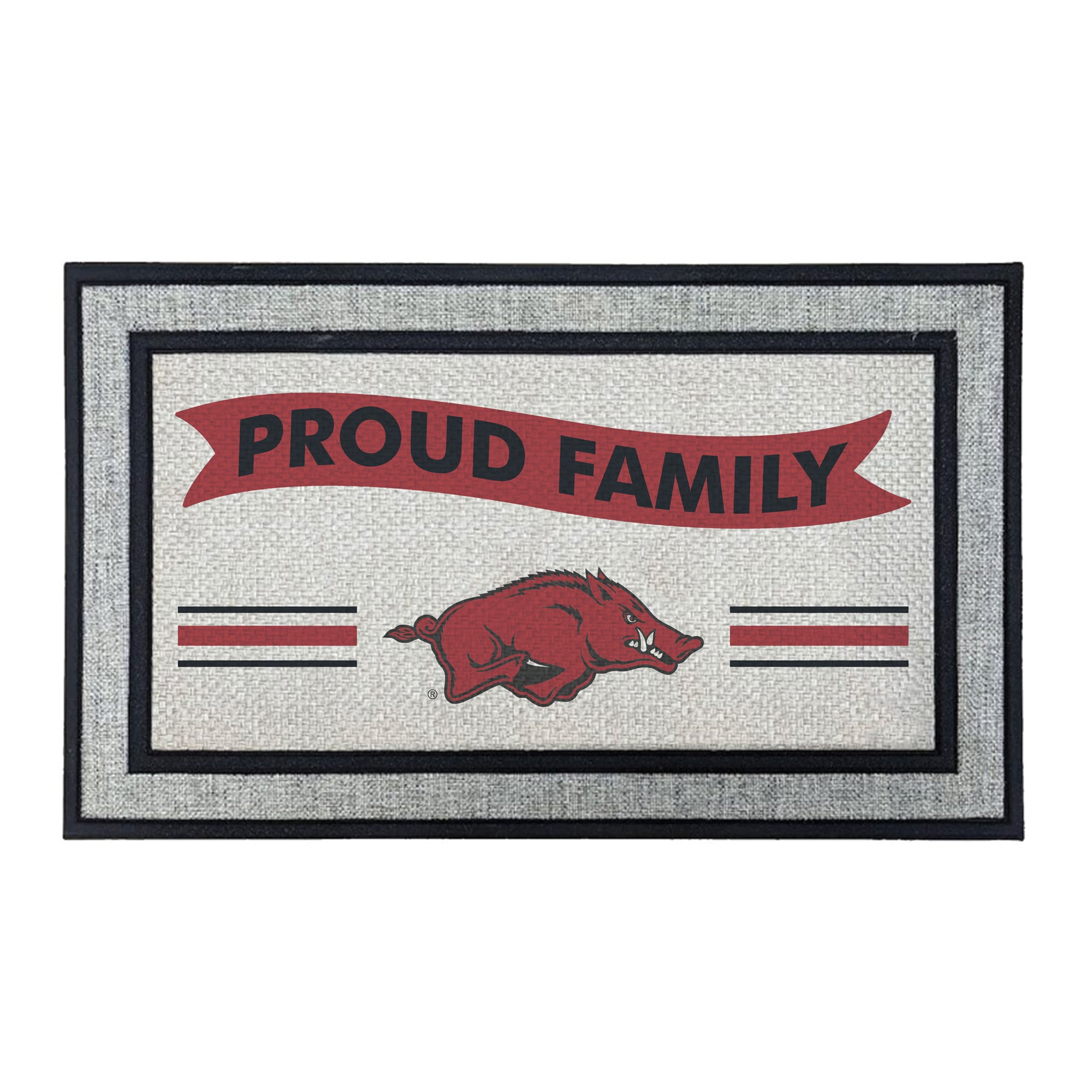 Jardine Arkansas Razorbacks 18" x 30" Proud Family Doormat