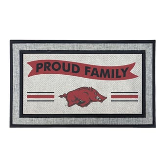 Jardine Arkansas Razorbacks 18" x 30" Proud Family Doormat