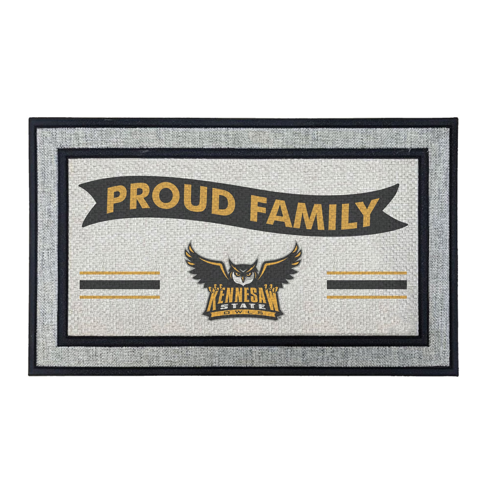 Jardine Kennesaw State Owls 18" x 30" Proud Family Doormat