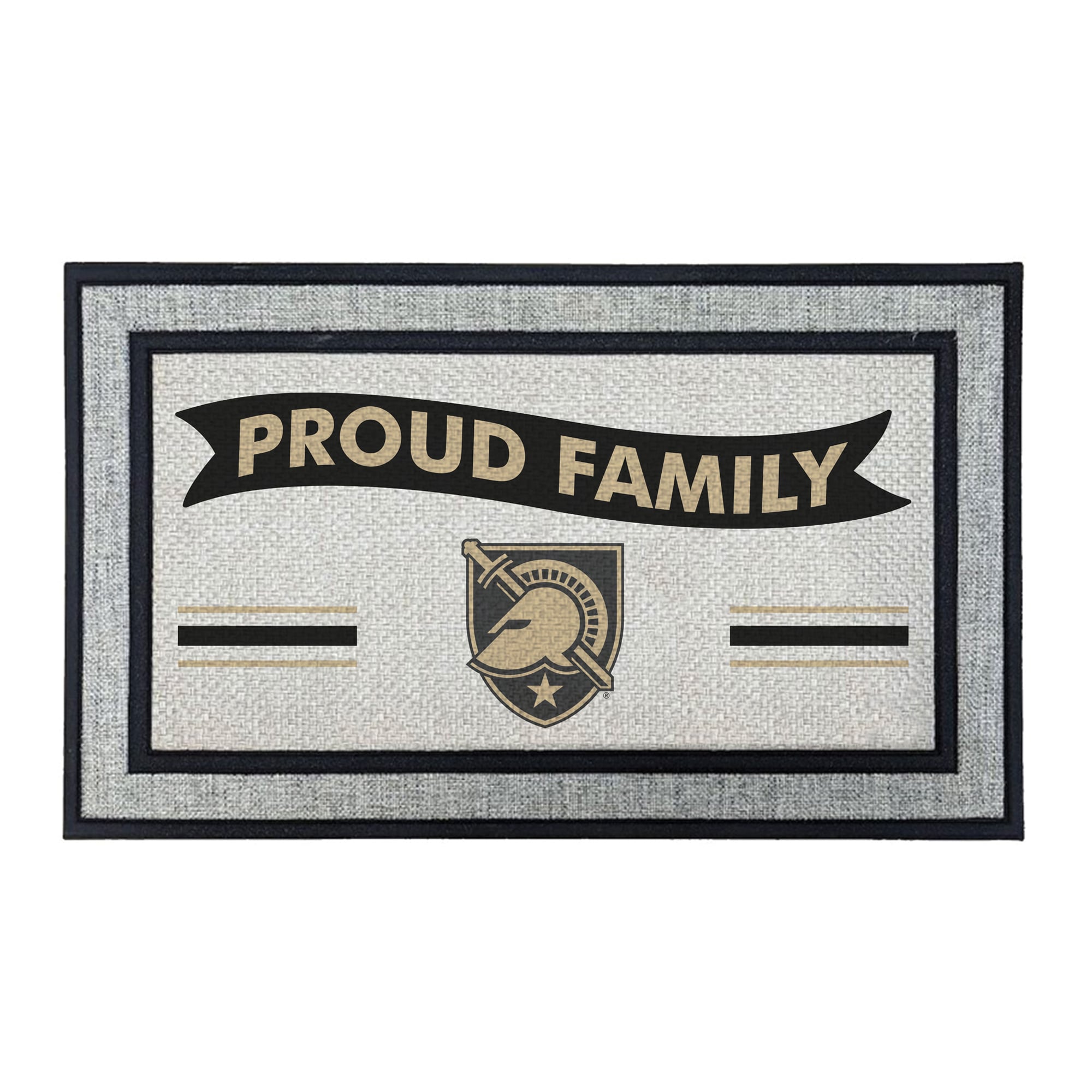 Jardine Army Black Knights 18" x 30" Proud Family Doormat