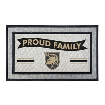 Jardine Army Black Knights 18" x 30" Proud Family Doormat