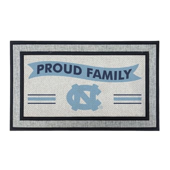 Jardine North Carolina Tar Heels 18" x 30" Proud Family Doormat
