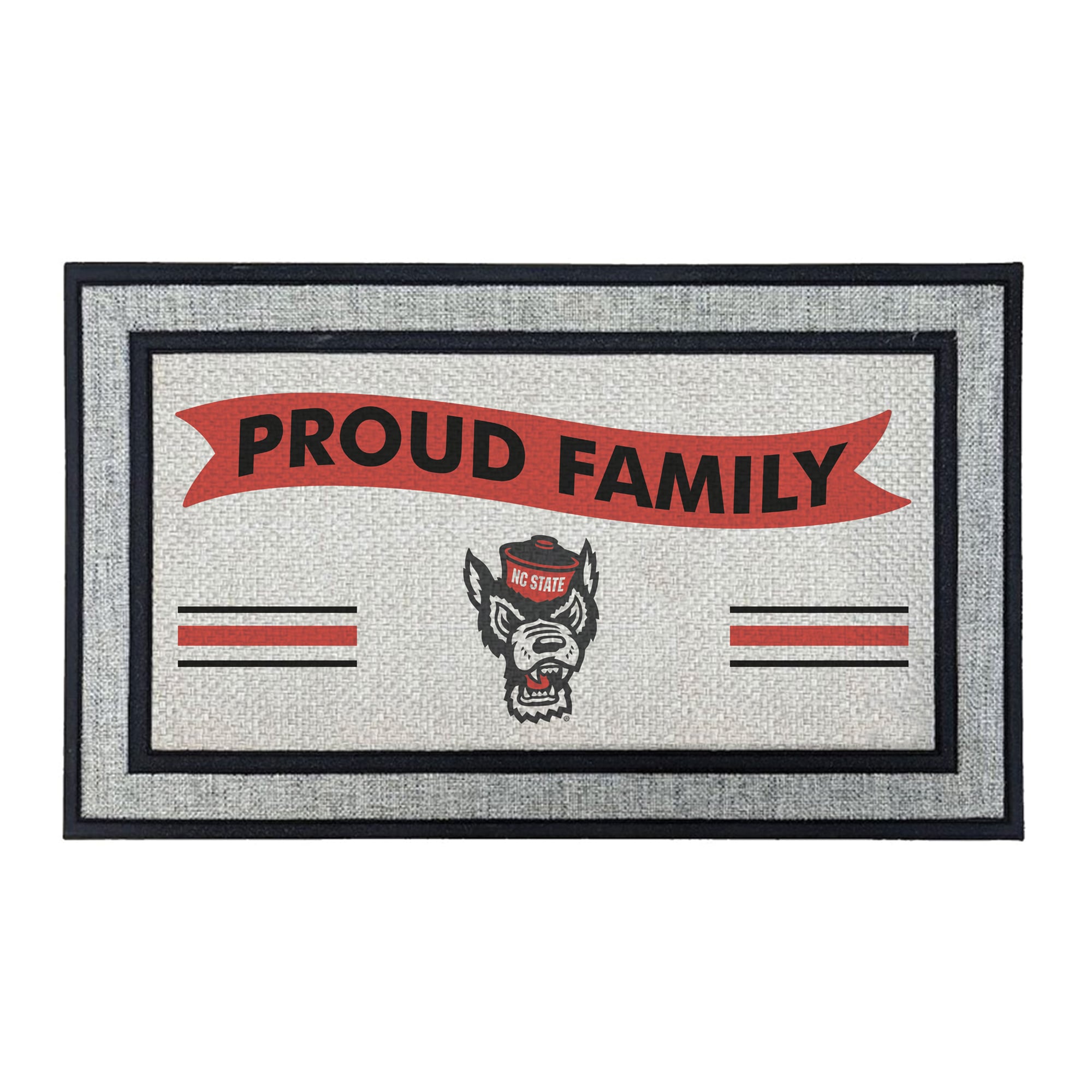Jardine NC State Wolfpack 18" x 30" Proud Family Doormat