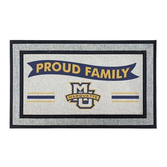 Jardine Marquette Golden Eagles 18" x 30" Proud Family Doormat