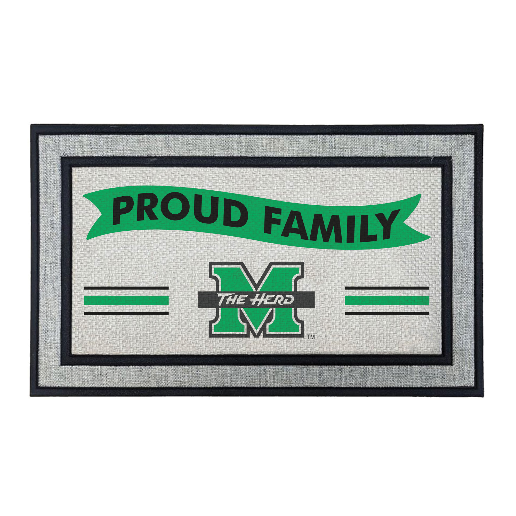 Jardine Marshall Thundering Herd 18" x 30" Proud Family Doormat