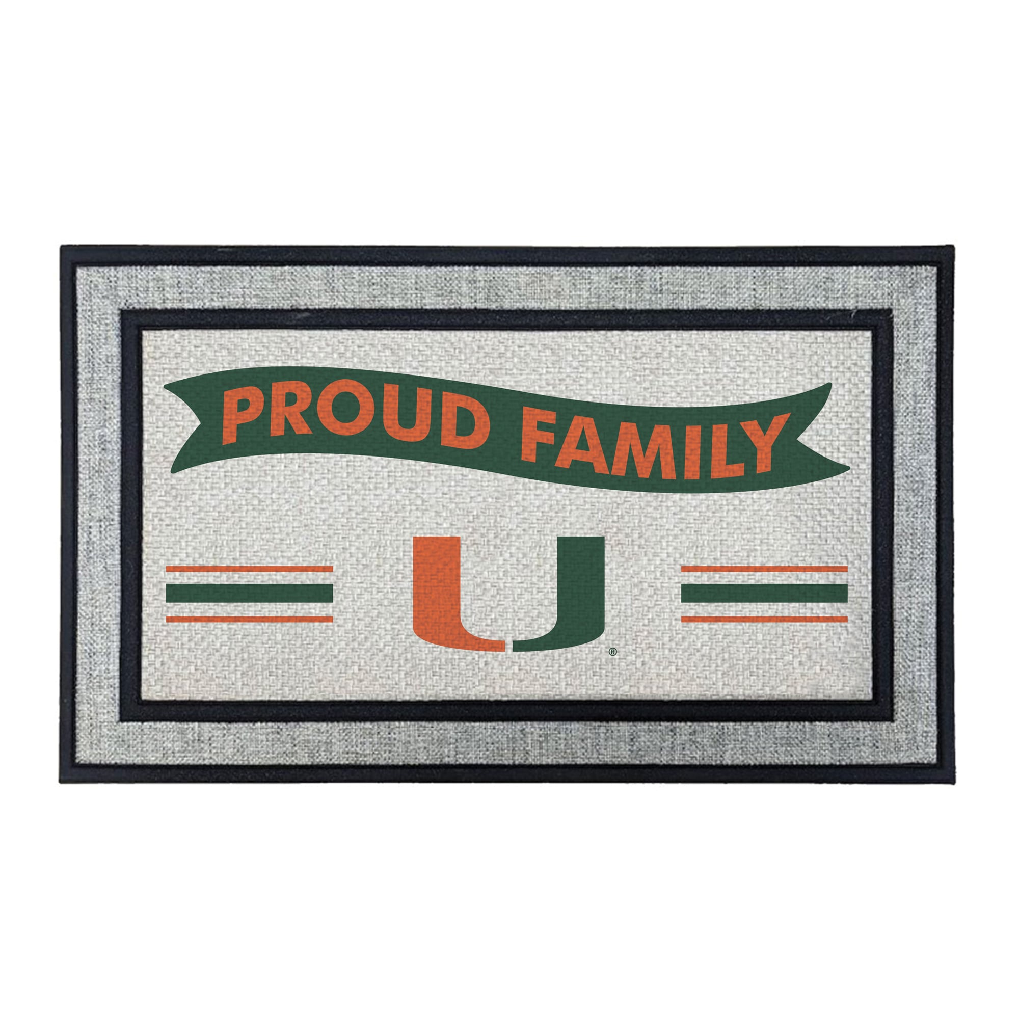 Jardine Miami Hurricanes 18" x 30" Proud Family Doormat