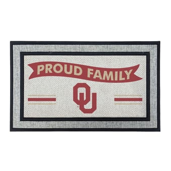 Jardine Oklahoma Sooners 18" x 30" Proud Family Doormat