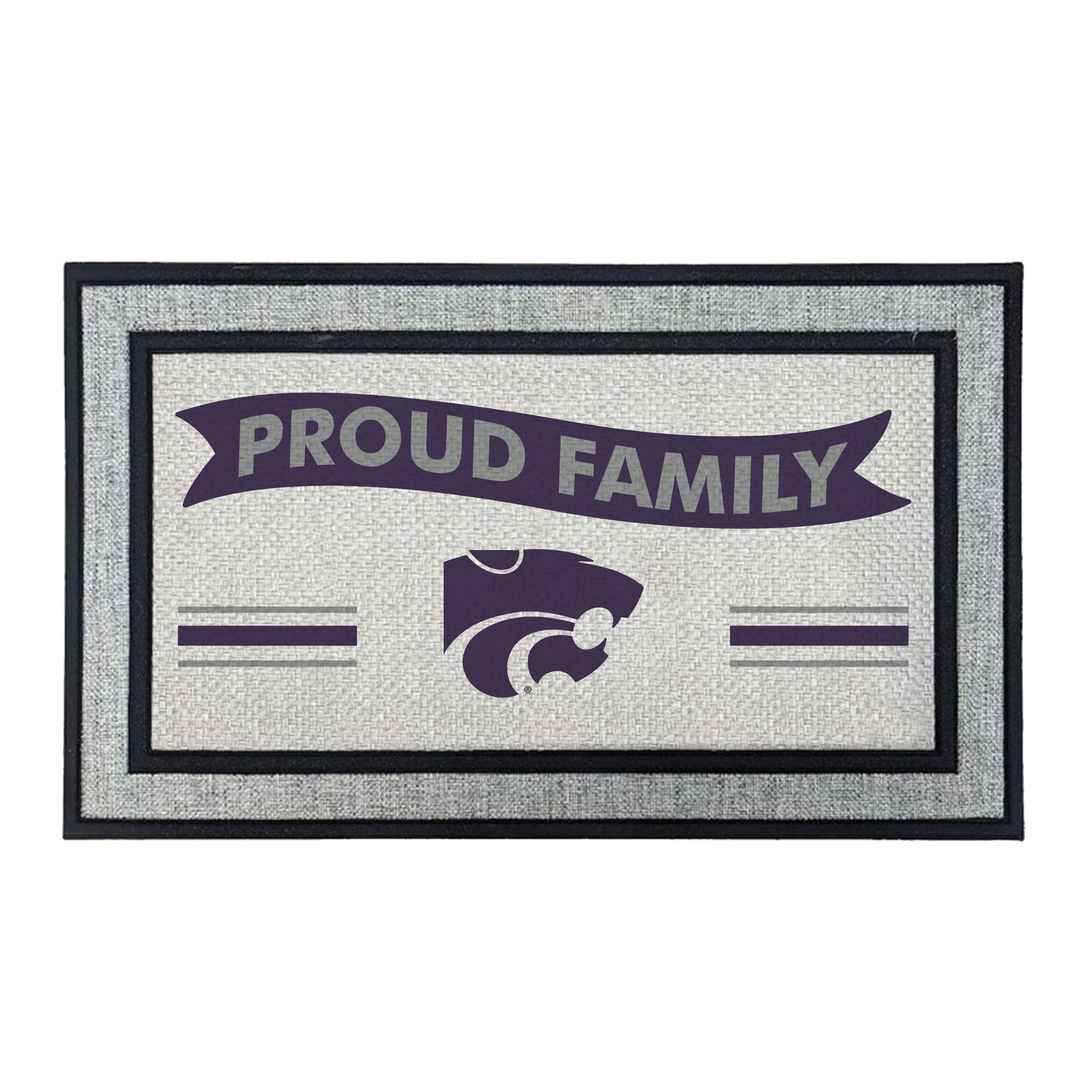 Jardine Kansas State Wildcats 18" x 30" Proud Family Doormat