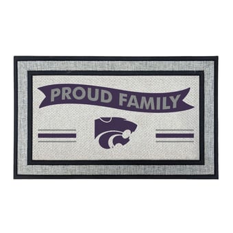 Jardine Kansas State Wildcats 18" x 30" Proud Family Doormat