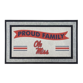 Jardine Ole Miss Rebels 18" x 30" Proud Family Doormat