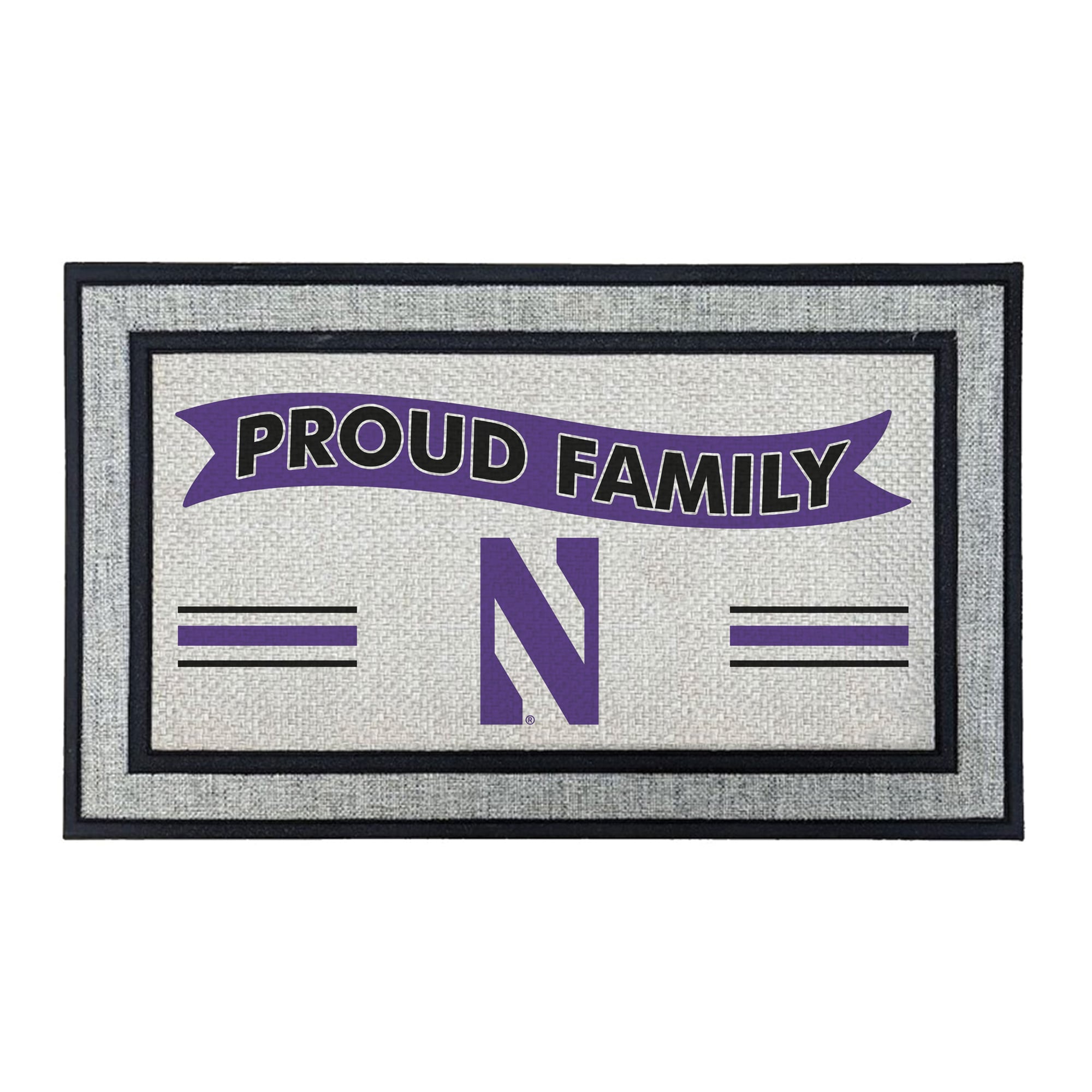 Jardine Northwestern Wildcats 18" x 30" Proud Family Doormat